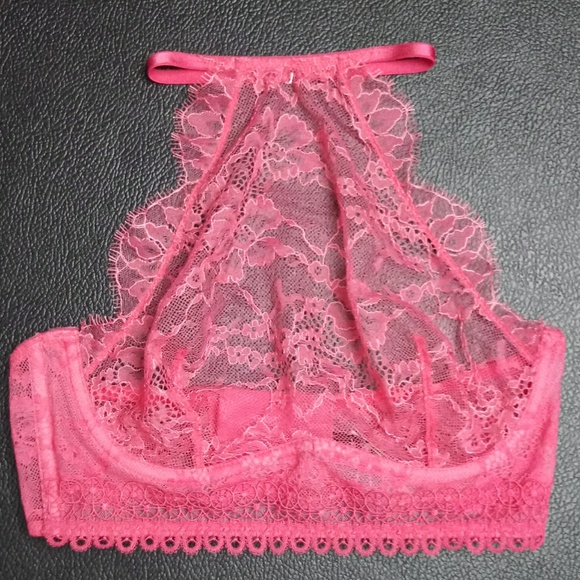 2/$25❤️ Very Sexy High Neck Lace Bra - Picture 2 of 8